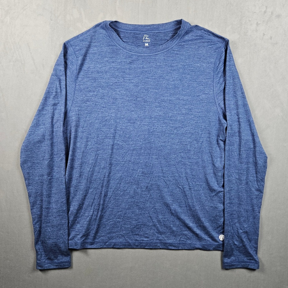Rhoback Drift Performance Tee Womens Medium Blue Long Sleeve T-Shirt Golf